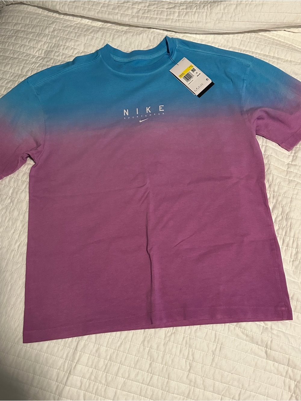 Nike Blue-to-Purple Gradient Tshirt